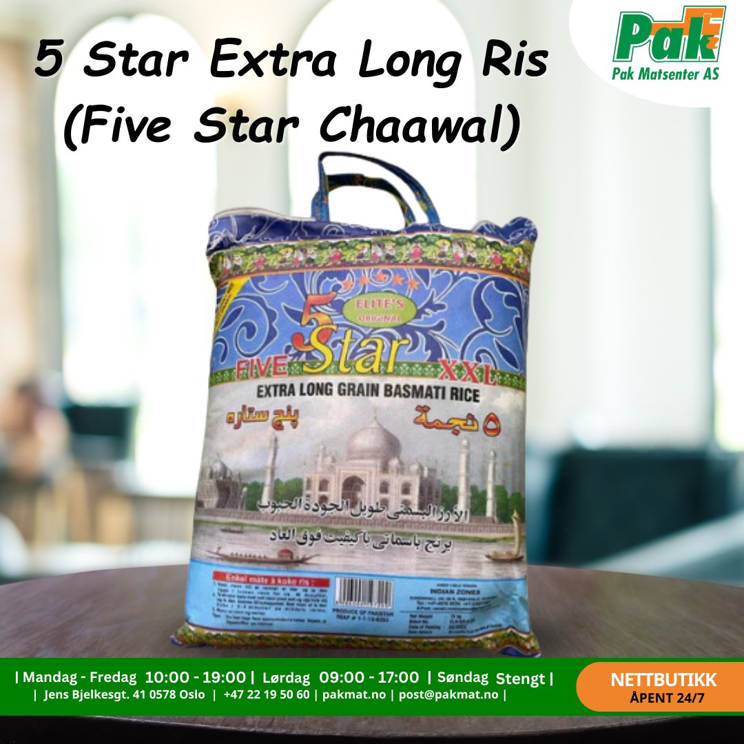 5 Star Extra Long Ris (Five Star Chaawal) - Pakmat