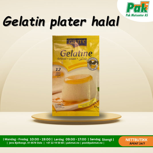 Gelatin plater halal 12 pcs Gelita - Pakmat