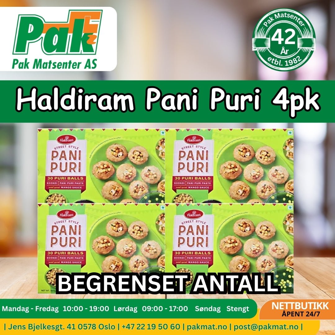Haldiram Pani Puri 4 pk - Pakmat