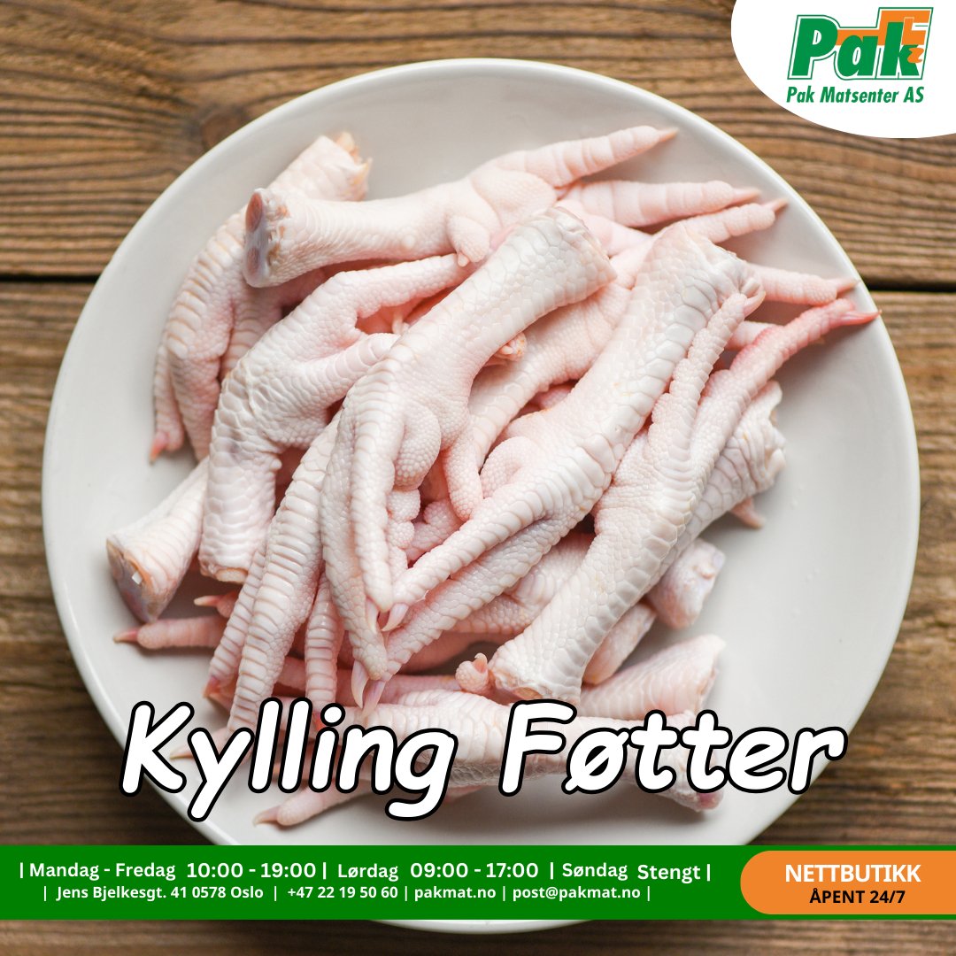 Kylling Føtter 1KG Al Fathi - Pakmat