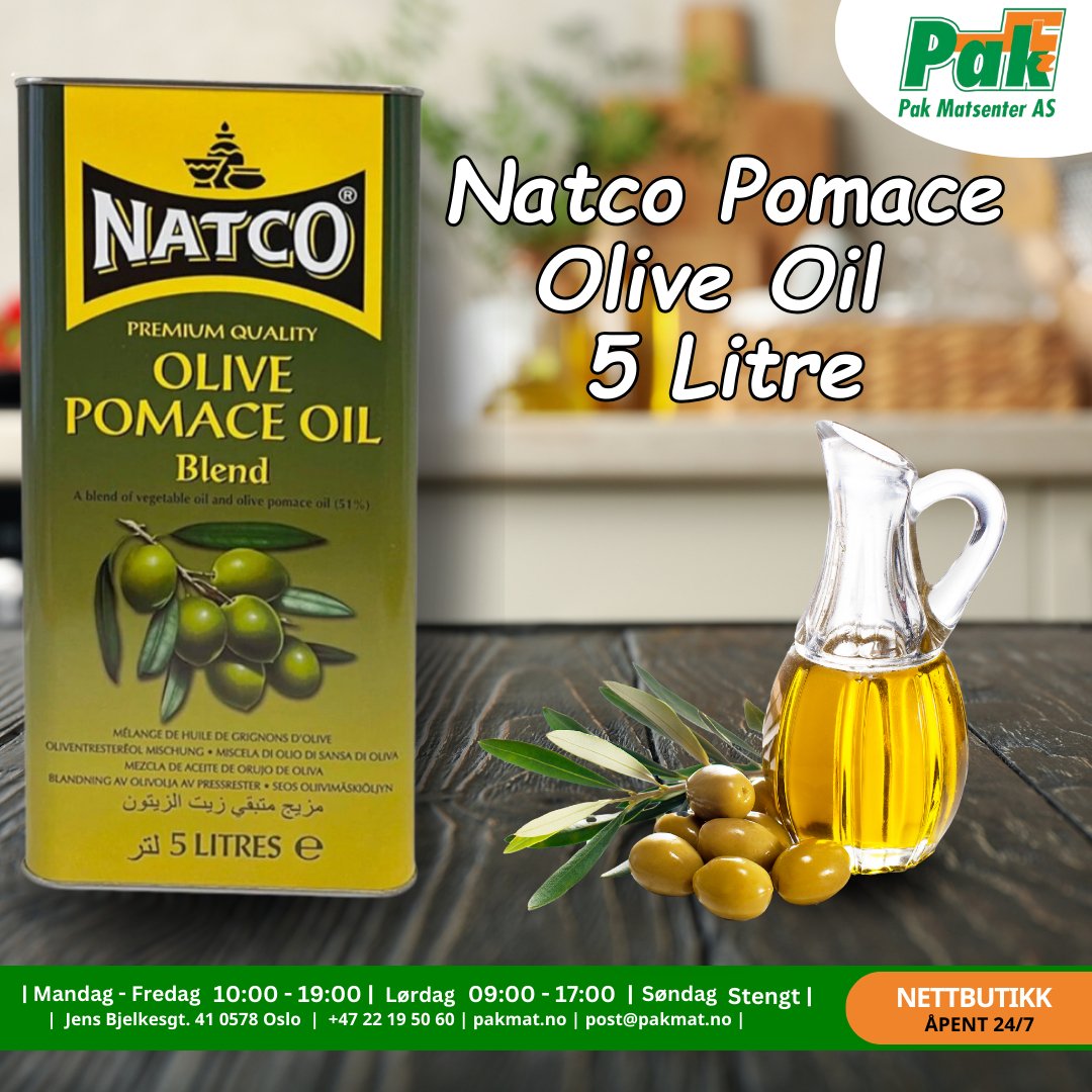 Natco Pomace Olive Oil 5 Litre - Pakmat