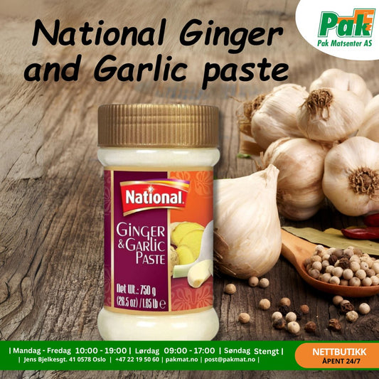 National Ginger and Garlic paste (purée) 750g - Pakmat