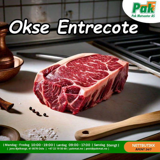 Okse Entrecote 1Kg - Pakmat
