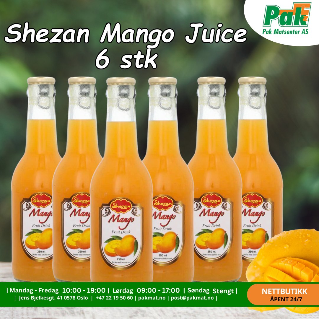 Shezan Mango Juice 6 stk - Pakmat