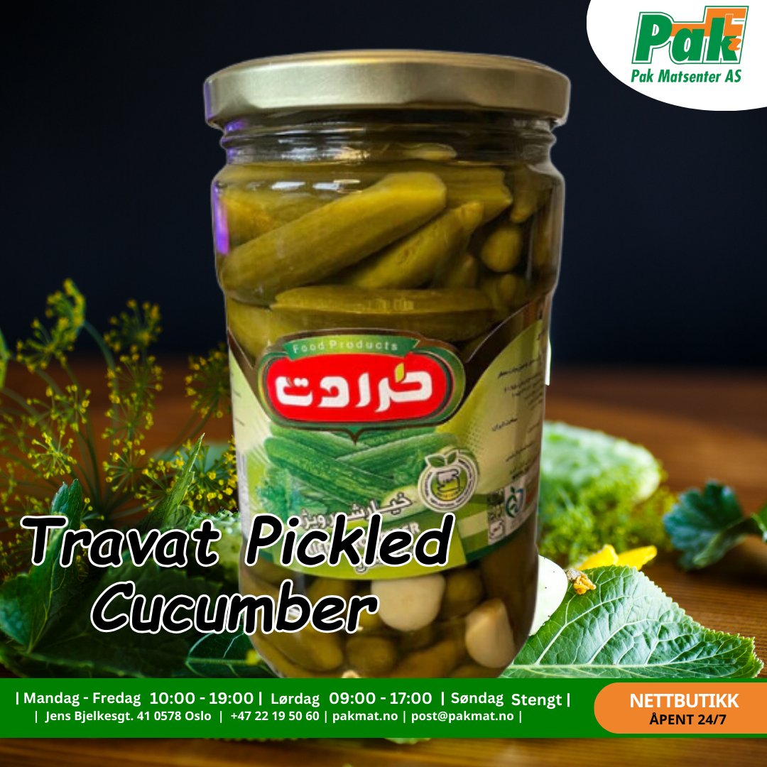 Travat Pickled Cucumber 700gr - Pakmat