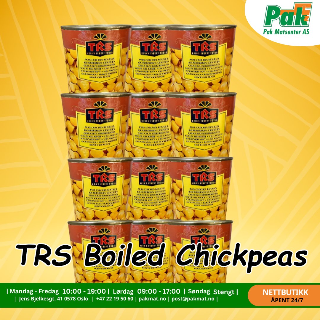 TRS Boiled Chickpeas 400g/800g - Pakmat