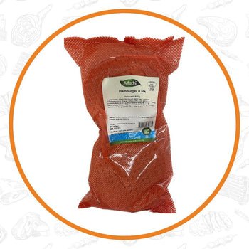 Al Fathi Halal Hamburger 8 stk a 100gr - Pakmat