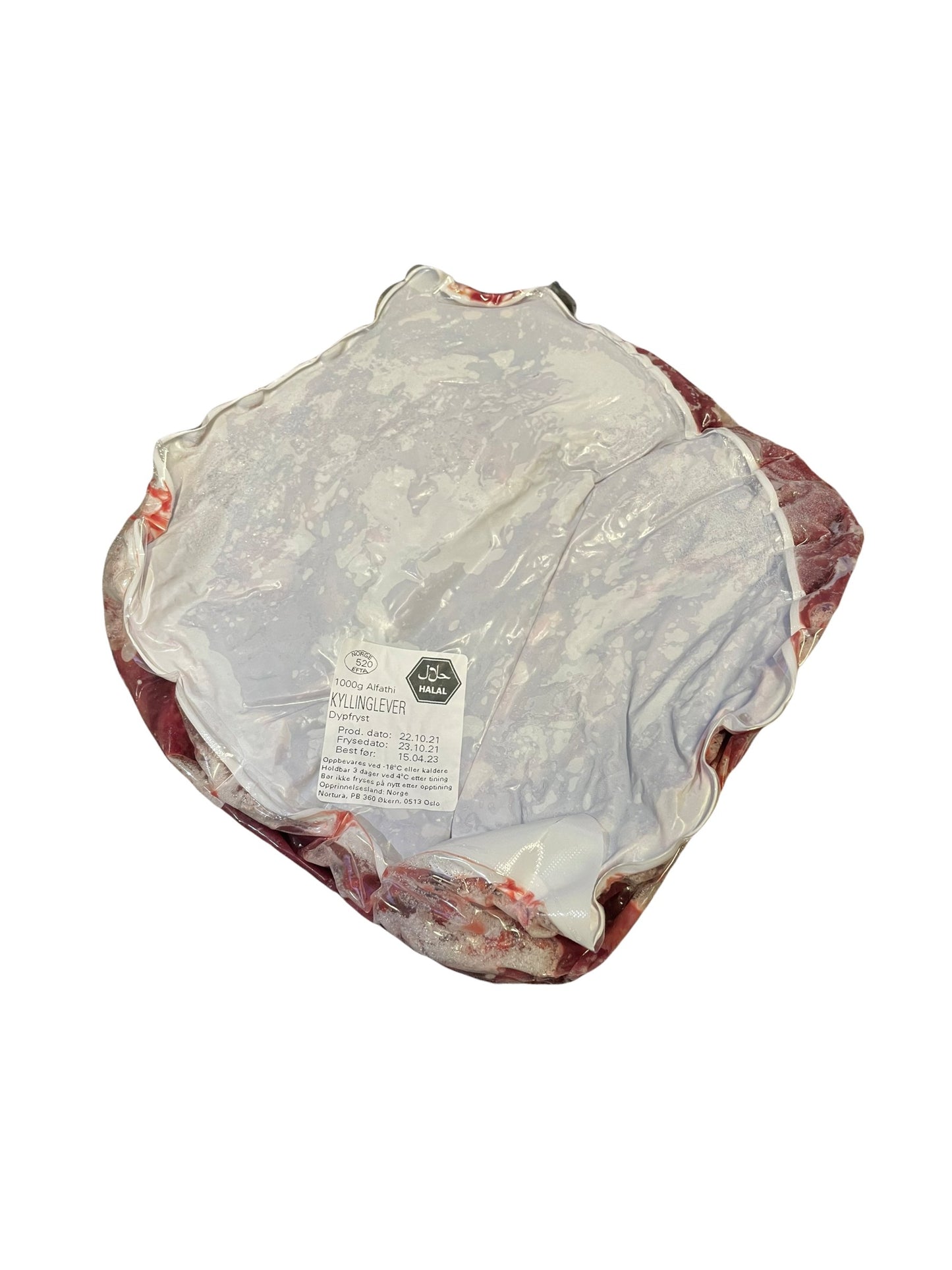 Kyllinglever 1kg - Pakmat