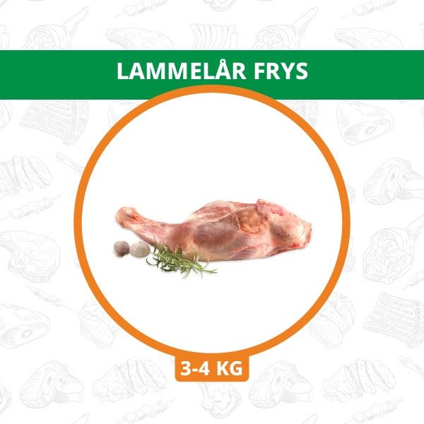 Lammelår frys ca 3-4kg - Pakmat