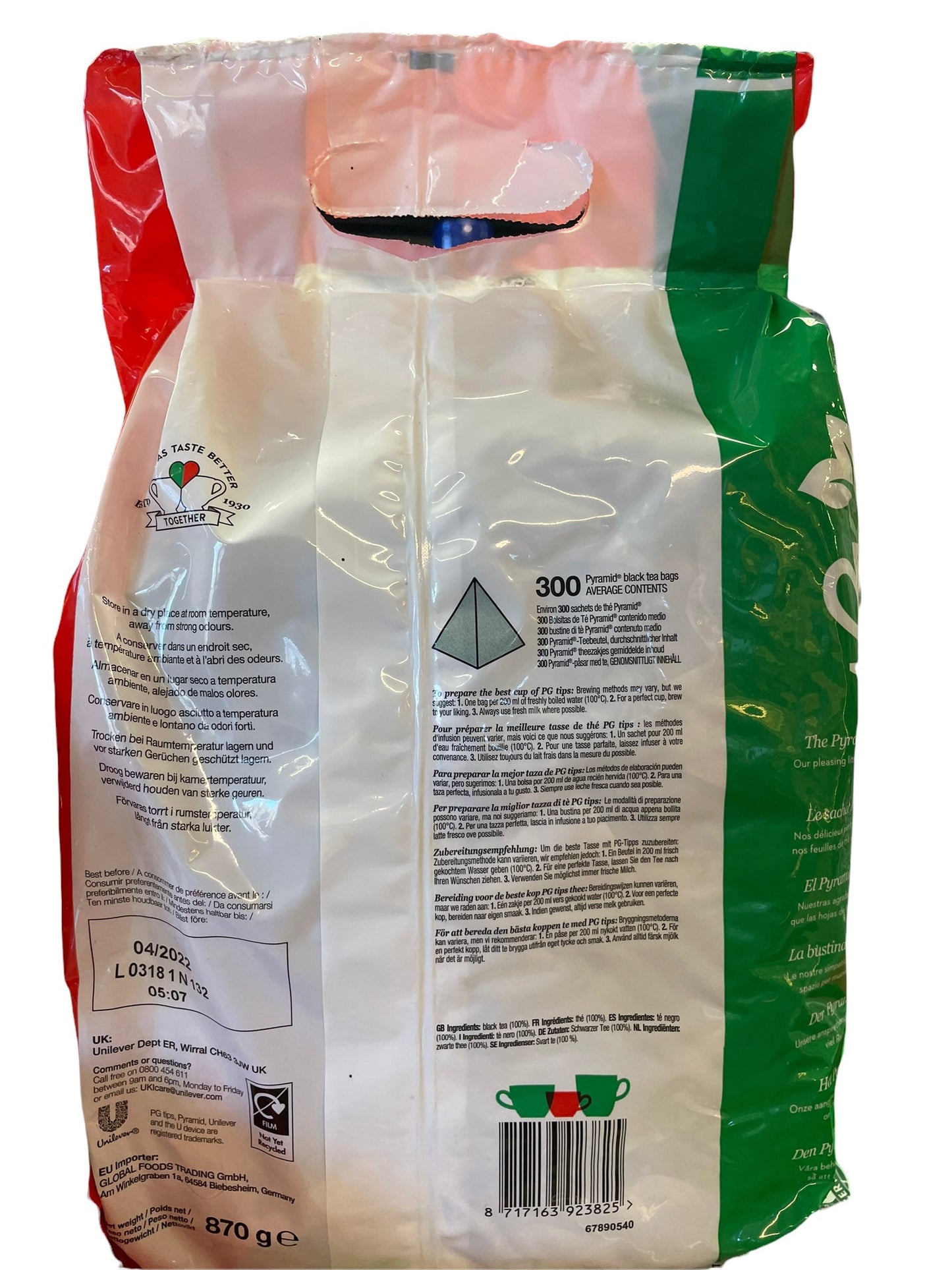 PG tips THE ORIGINAL 300 Pyramid bags - Pakmat