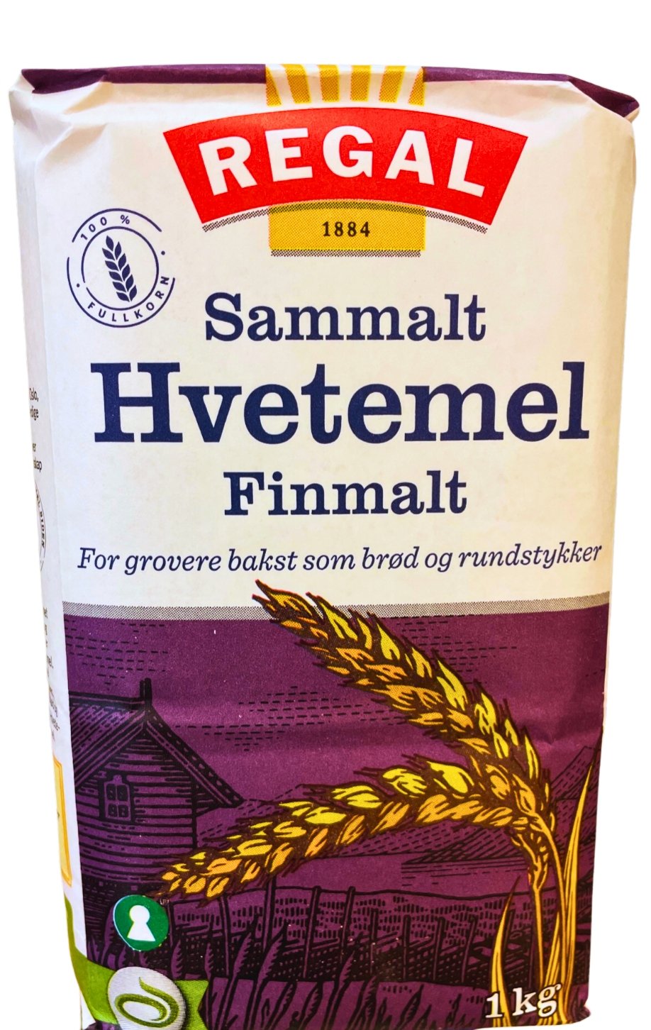 Regal Sammalt Hevtemel Finmalt 1kg x 10 pakker - Pakmat