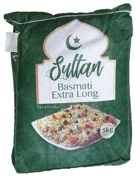 Sultan Basmati Rice extra long - Pakmat