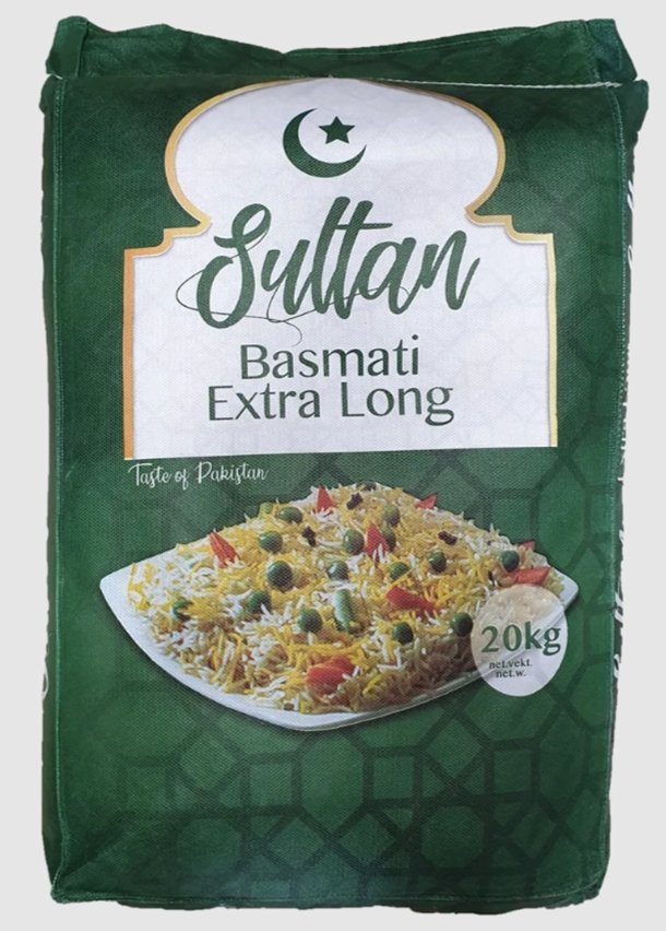 Sultan Basmati Rice extra long - Pakmat