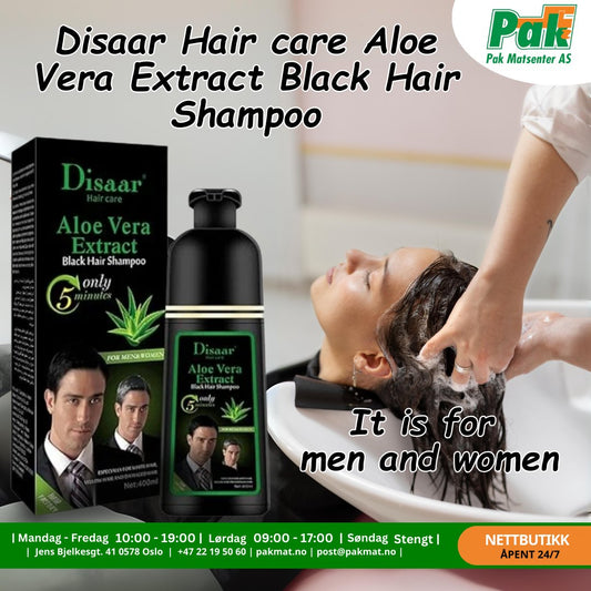 Disaar Hair care Aloe Vera Extract Black Hair Shampoo - Pakmat