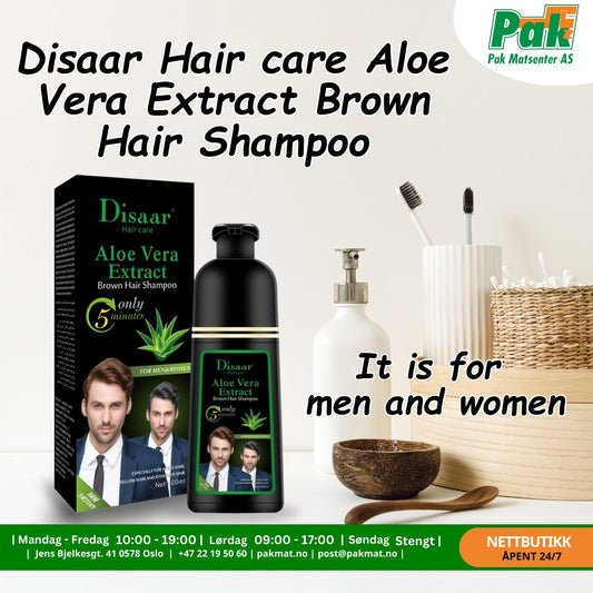 Disaar Hair care Aloe Vera Extract Brown Hair Shampoo - Pakmat