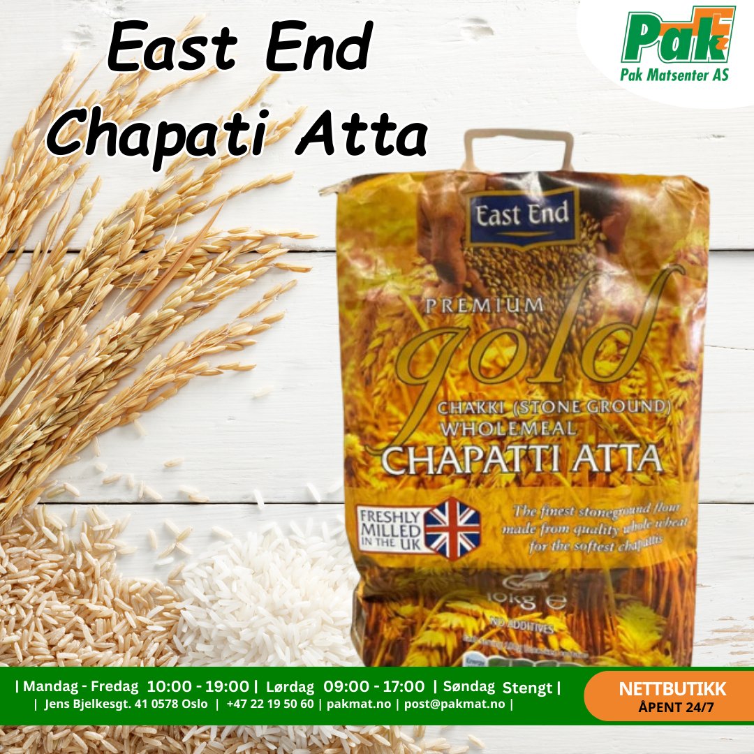 East End Chapati Atta 10kg - Pakmat