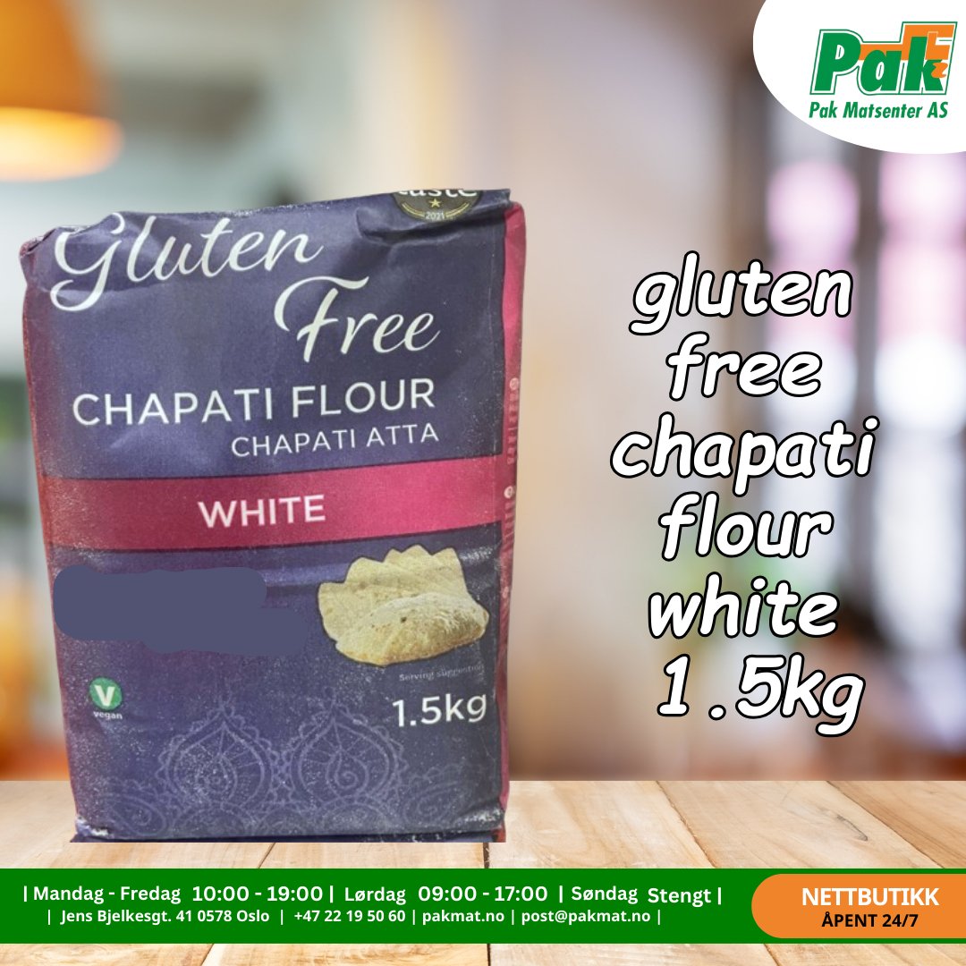 Euro Star Gluten Free Chapati Flour White 1.5 kg - Pakmat