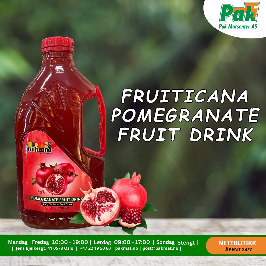 Fruiticana POMEGRANATE FRUIT DRINK 2 Liters - Pakmat