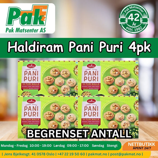 Haldiram Pani Puri 4 pk - Pakmat