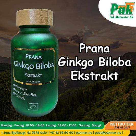 Prana Ginkgo Biloba Ekstrakt - Pakmat