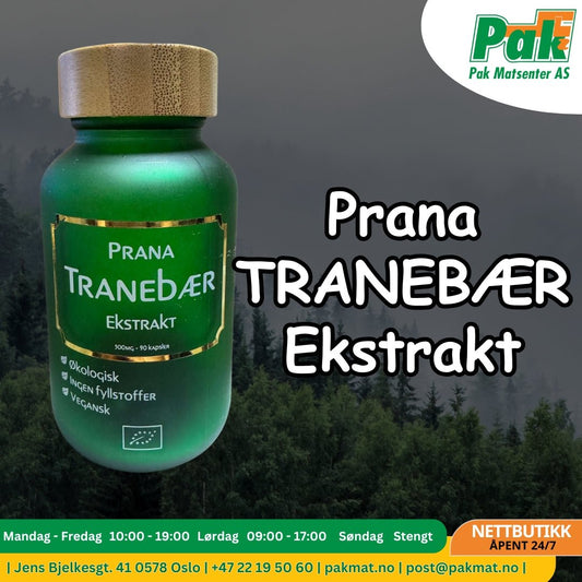 Prana TRANEBÆR Ekstrakt - Pakmat