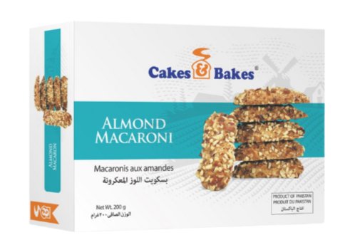 Cakes & Bakes Almond Macaroni - Pakmat