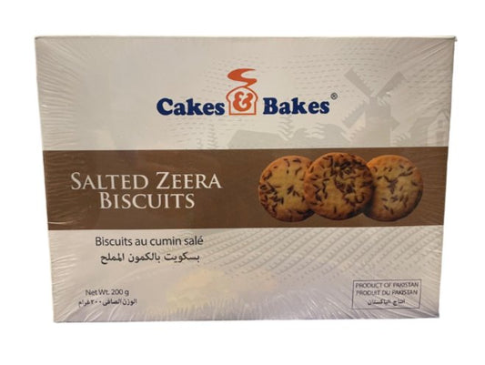 Cakes & Bakes Salted Zeera Biscuits - Pakmat