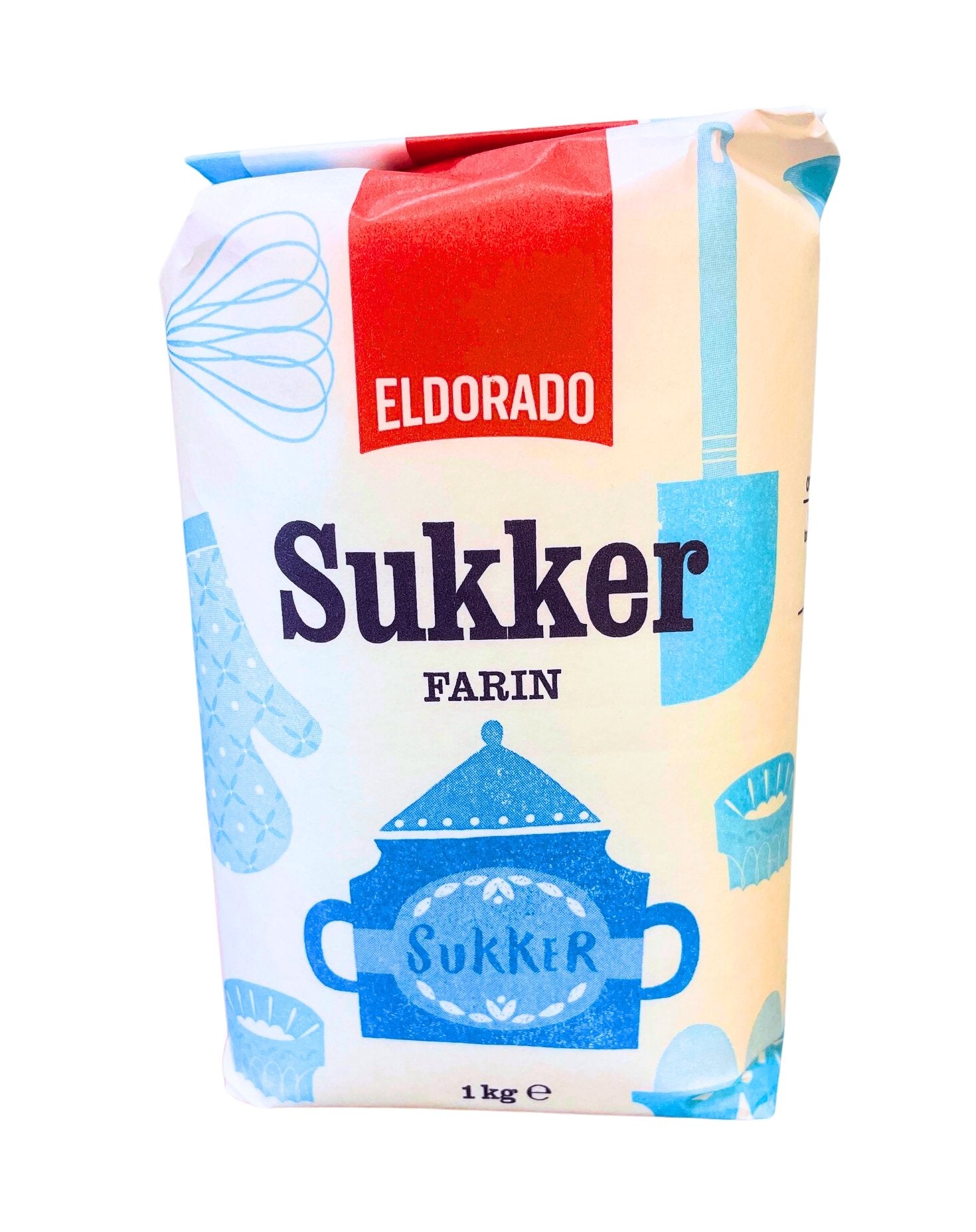 Eldorado Sukker Farin 1 Kgx 10 pakker - Pakmat