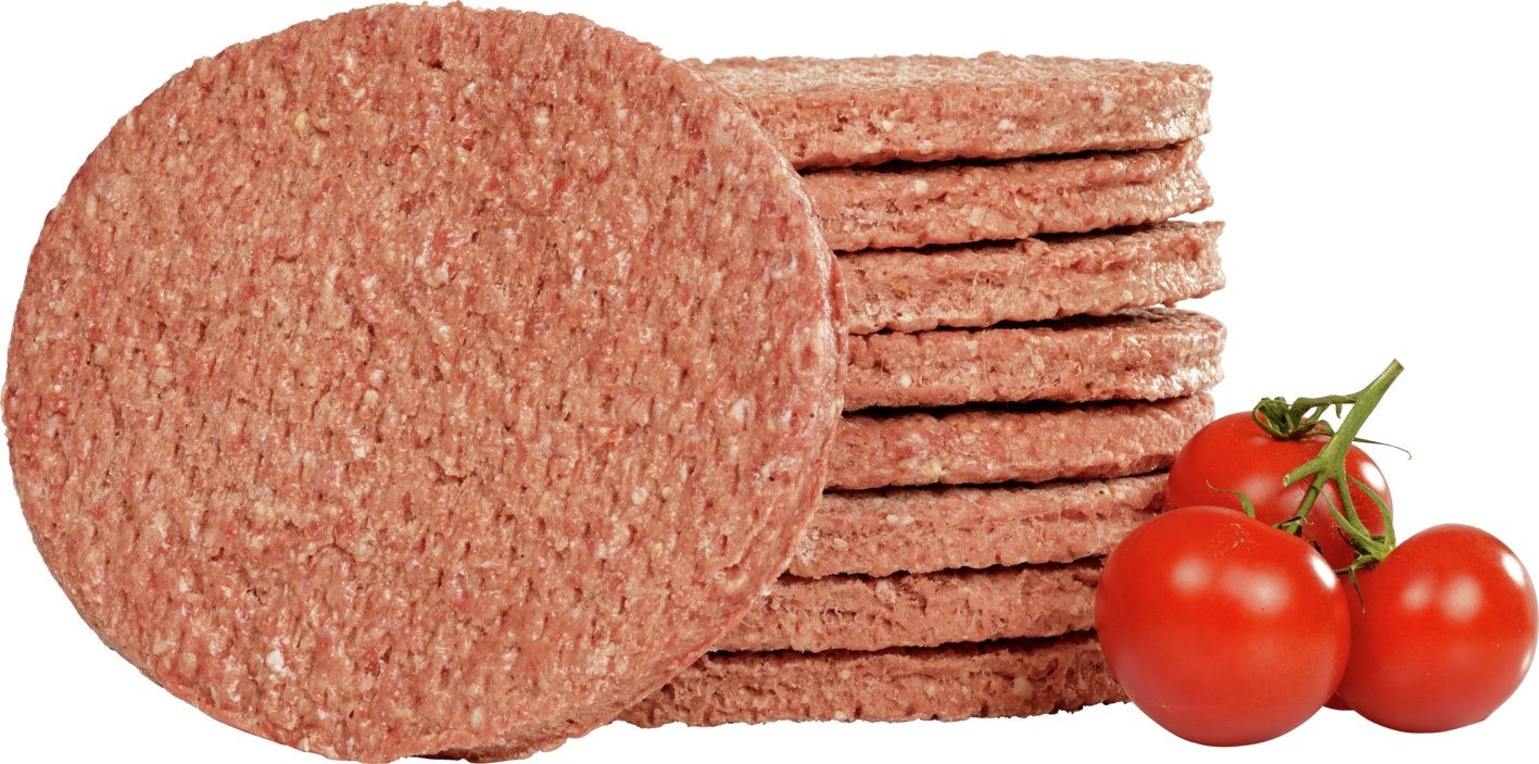 Halal Hamburger 10 stk a 100gr (1kg) - Pakmat