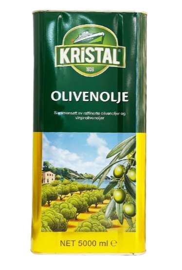 Kristal Olivenolje - 5L - Pakmat