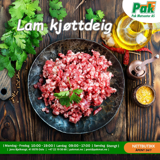 Lam kjøttdeig 1kg - Pakmat