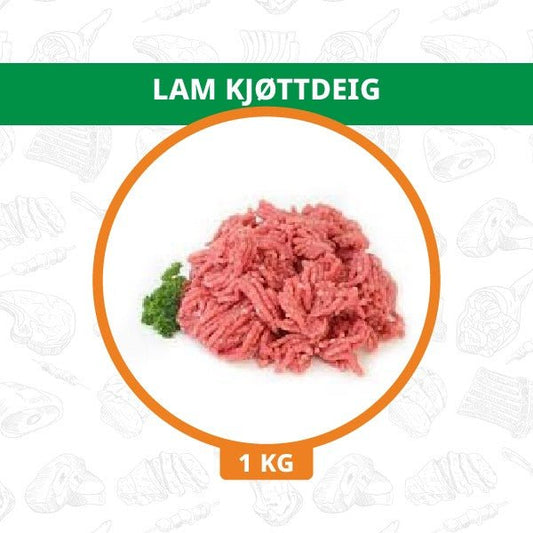 Lam kjøttdeig 1kg - Pakmat